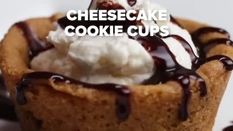 CHEESECAKE COOKIE CUPS