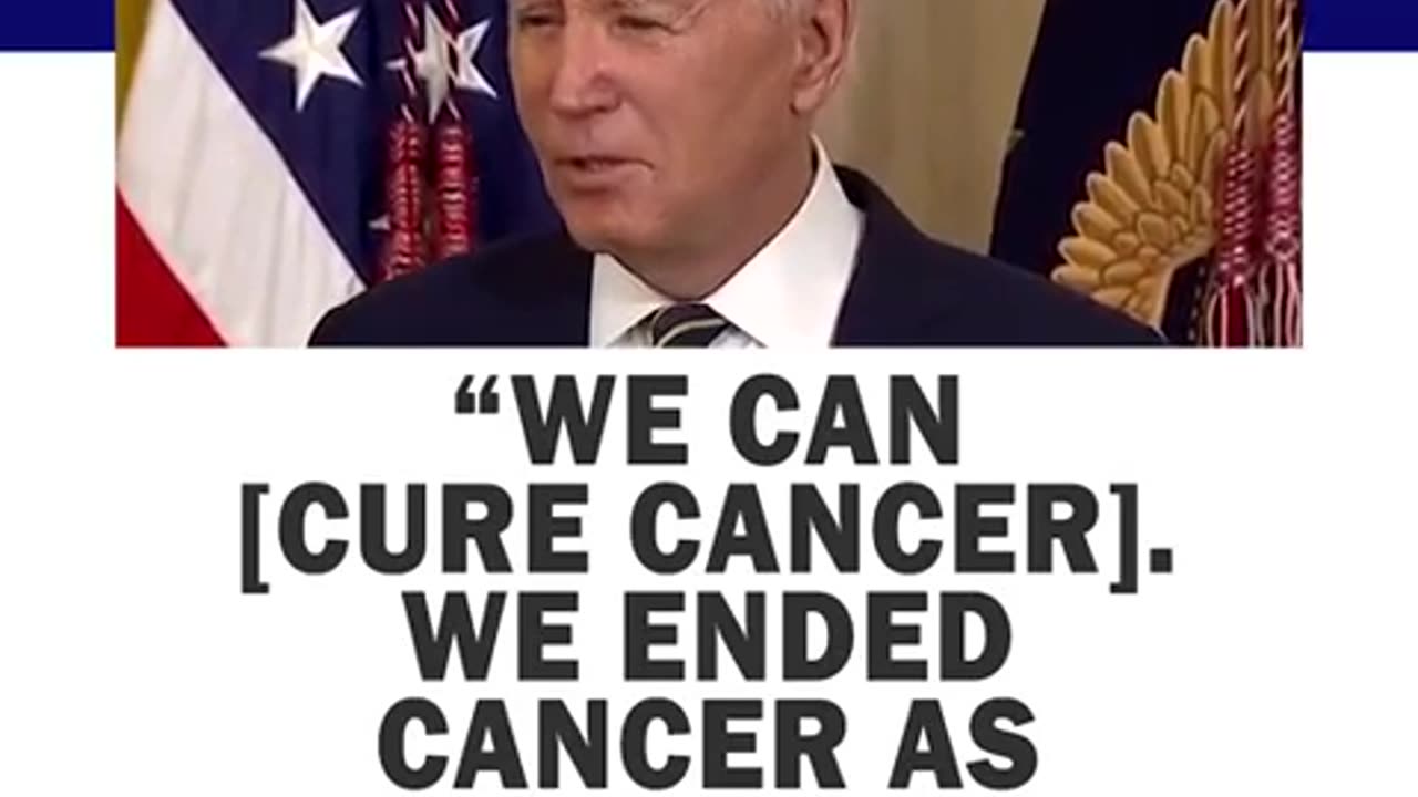 Biden says 'we ended cancer as we know it' during WH speech on mental health