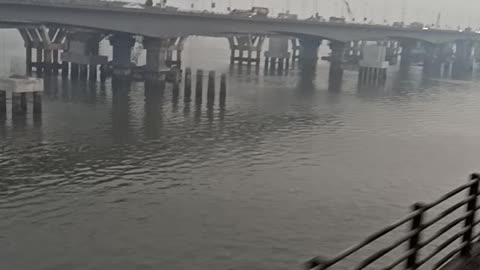 Vashi creek Bridge of Mumbai