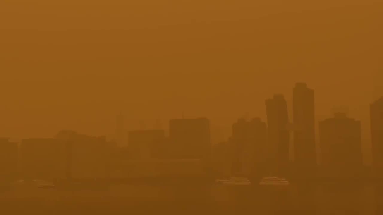 New York City is Covered in Smoke