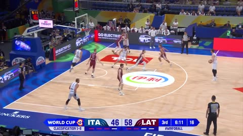 Italy vs Latvia 🇱🇻 | J9 Highlights | FIBA WC 2023