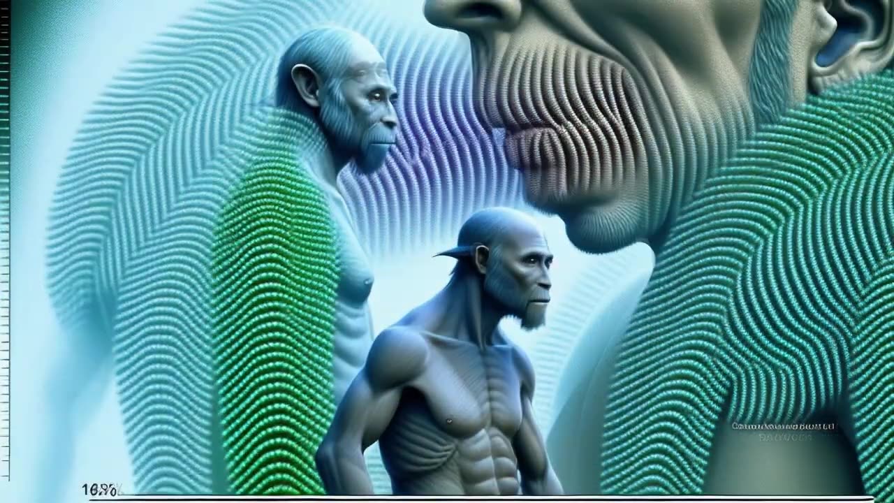 I Asked A.I. to Draw Human Evolution _ AI Animation _ Imagination - by A.I