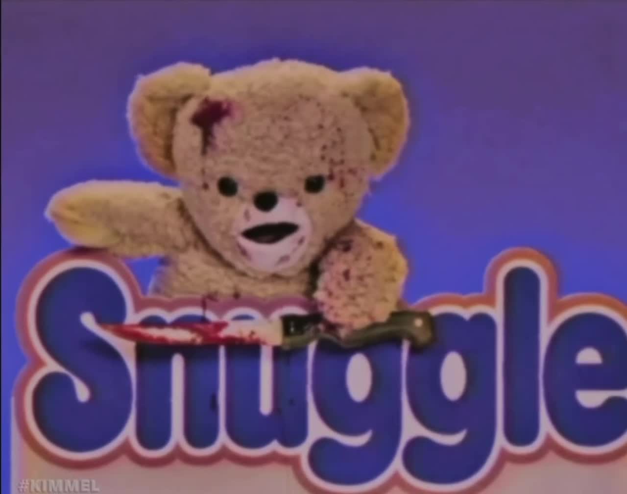 Jimmy Kimmel did a “Snuggle commercial” skit Joked about sacrificing a baby in their sleep.
