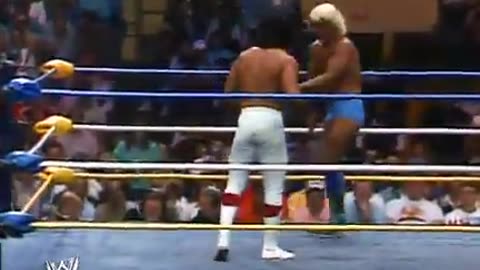 (1989.05.07) Ric Flair vs Ricky Steamboat - WrestleWar 89 - WCW