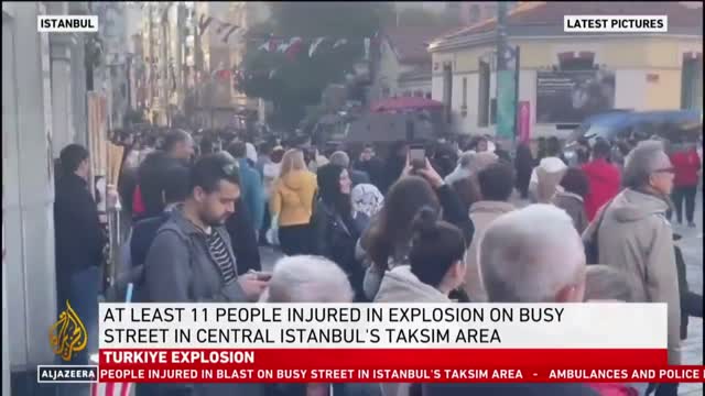 Several injured in explosion in central Istanbul: Turkish media
