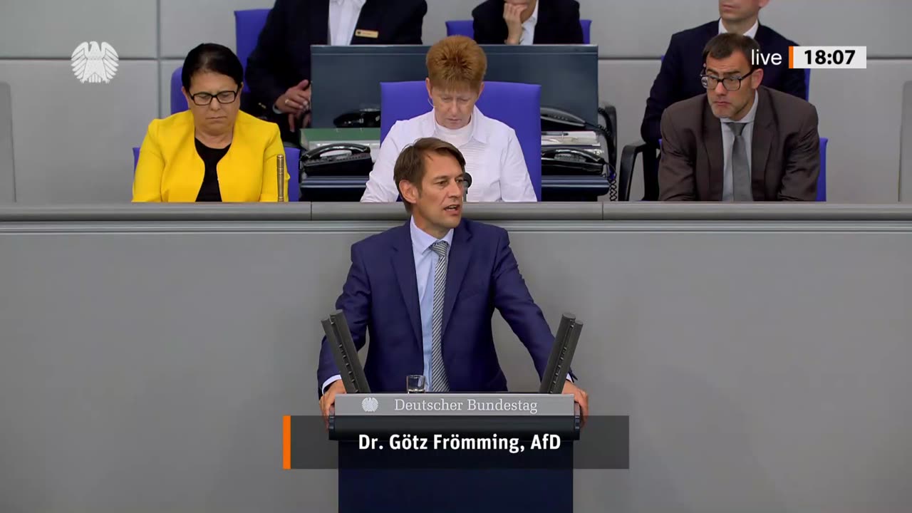 Dr. Götz Frömming Rede vom 26.06.2024 – Meinungsfreiheit b. Veranstaltungen an Hochschulen