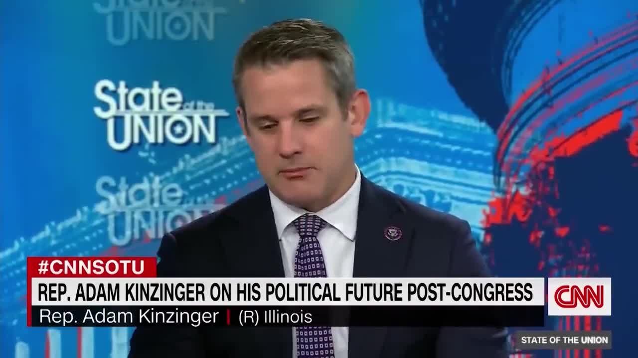 WATCH: Adam Kinzinger Clarifies His Presidential Desires