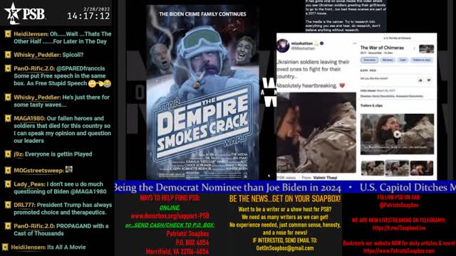 2022-02-28 13:00 EST - "You Don't Say? Gang": with Nurse Nett, No Regerts, Maj WTF & more