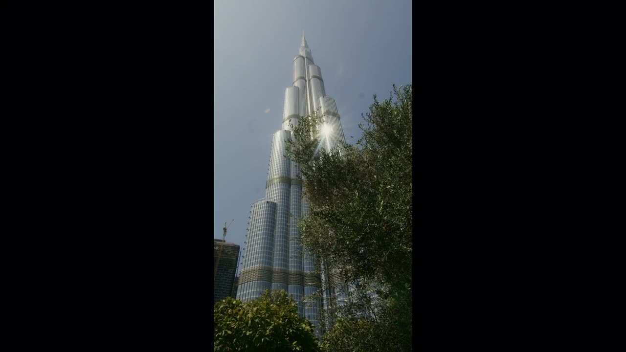 The beautiful view of Dubai