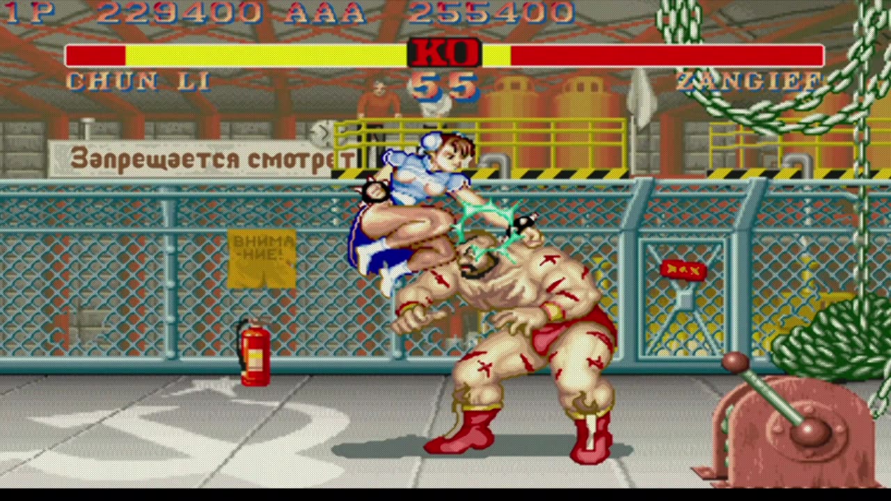 Chun Li vs Zangief