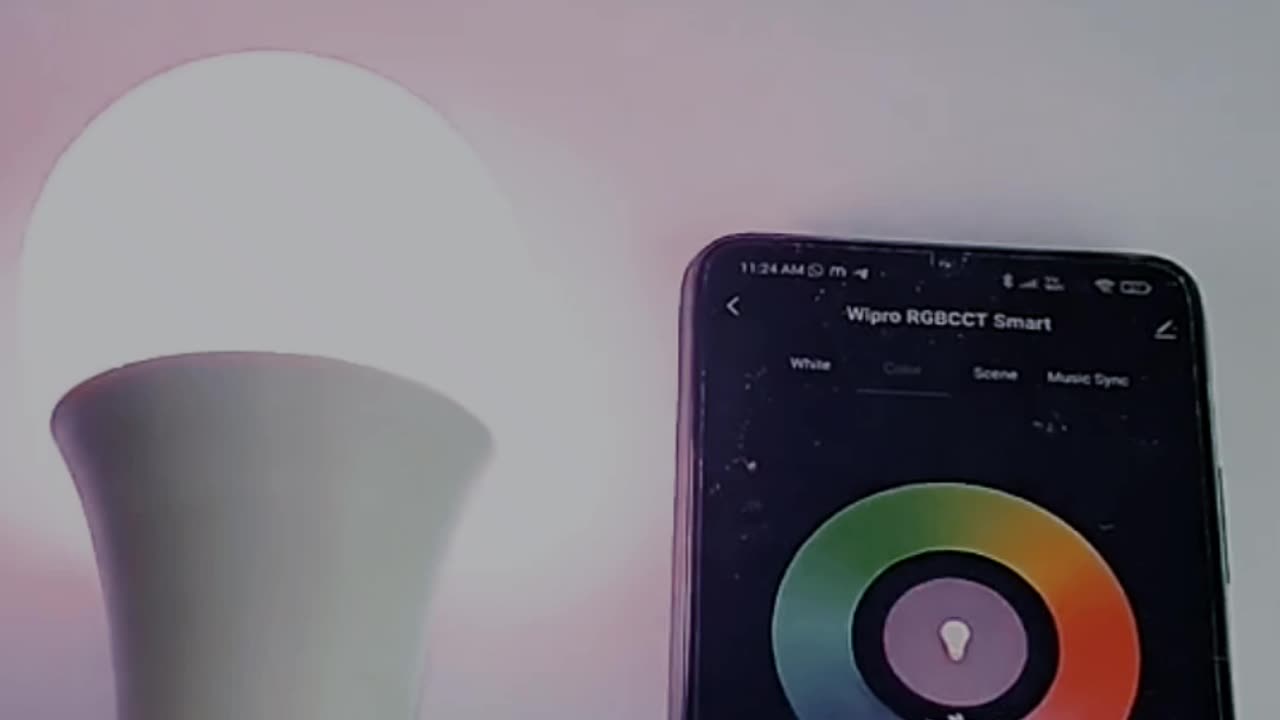 smart light bulb-WiFi LED with Music Sync Function. || Smart bulb #smartbulb #tech