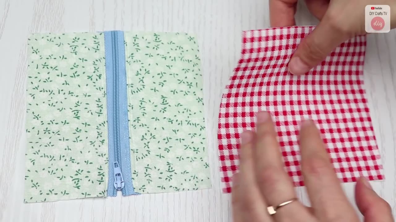 3 DIY SIMPLE POUCH IDEAS JUST FROM SQUARE FABRIC Sew it Without Skills Part 1