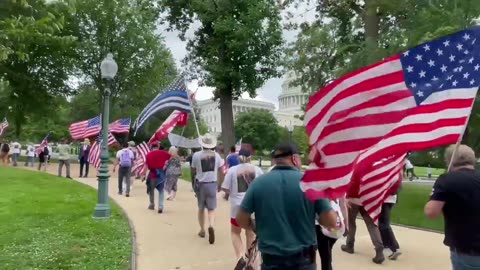 Marching with Micki today in DC.