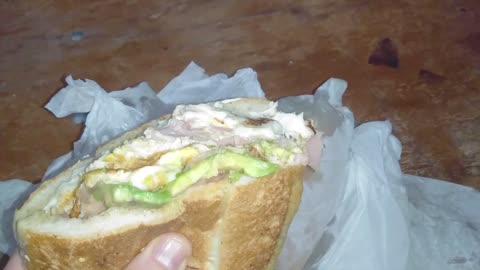 TORTA - Egg, Ham, Cheese - Mexico City (CDMX)