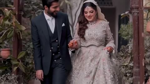 Most beautiful couple on her walima