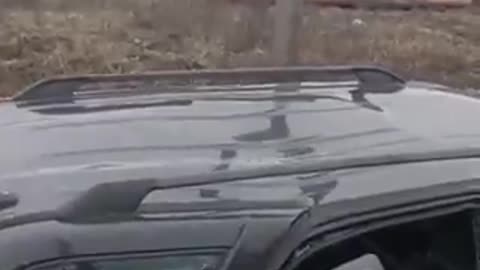 A large number of destroyed vehicles of the Armed Forces of Ukraine on the road near Bakhmut.