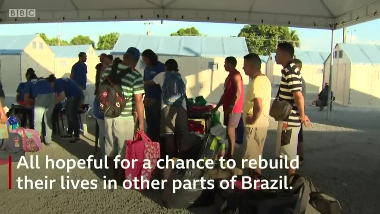 The Venezuelans making a new life in Brazil - BBC News