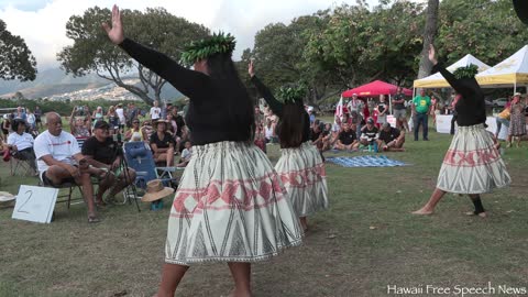 Hula Performance at Worldwide Rally For Freedom Waikiki (Sep 17, 2022)