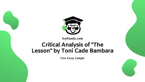 Critical Analysis of “The Lesson” by Toni Cade Bambara | Free Essay Sample