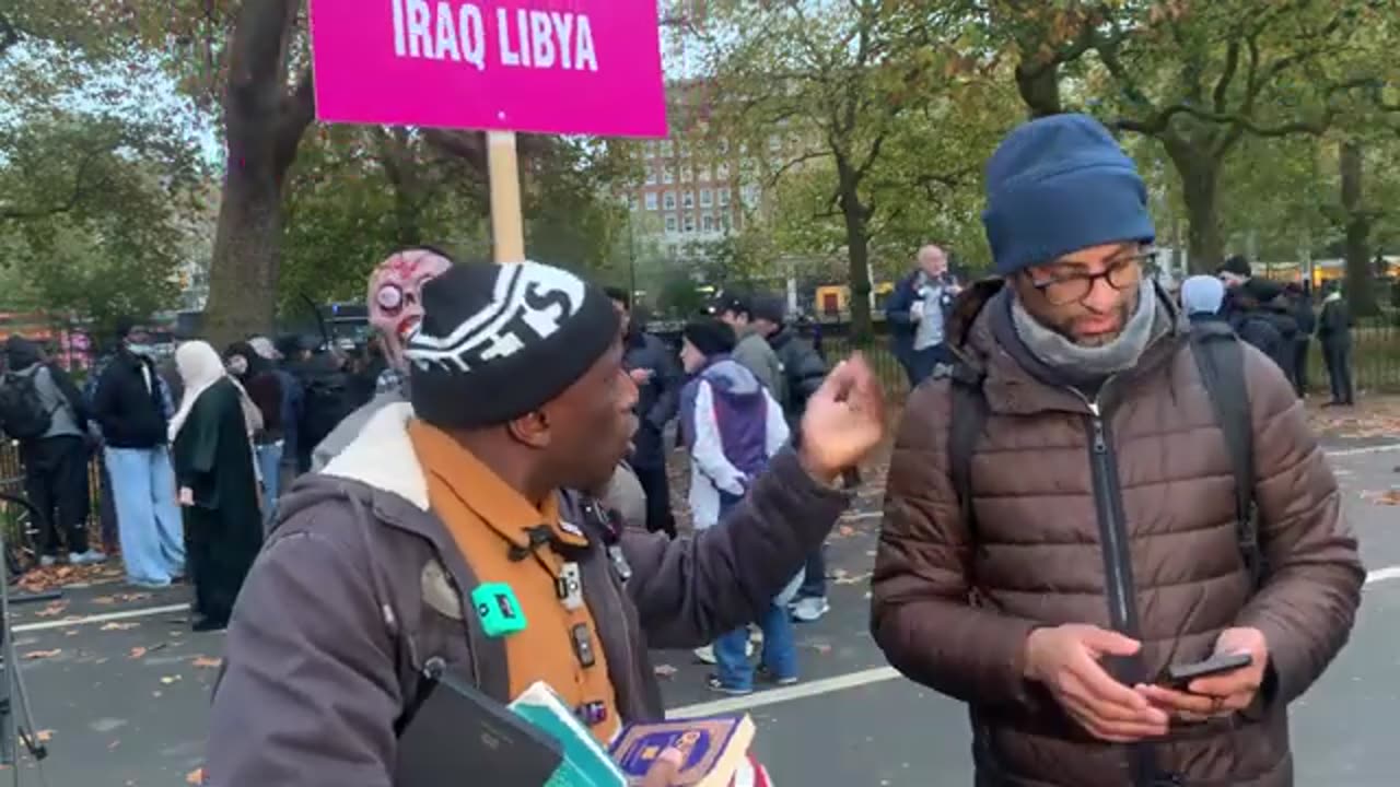 PART 1_ An Ethiopian Christian Challenges And Exposes Lamin At Speakers Corner