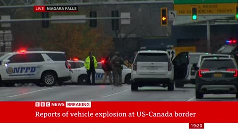 Niagara Falls: Vehicle explodes on bridge connecting US and Canada – BBC News