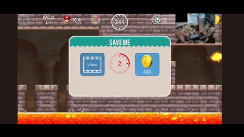 MARIO mobile gameplay part 1 area 1/4 THE BOSS