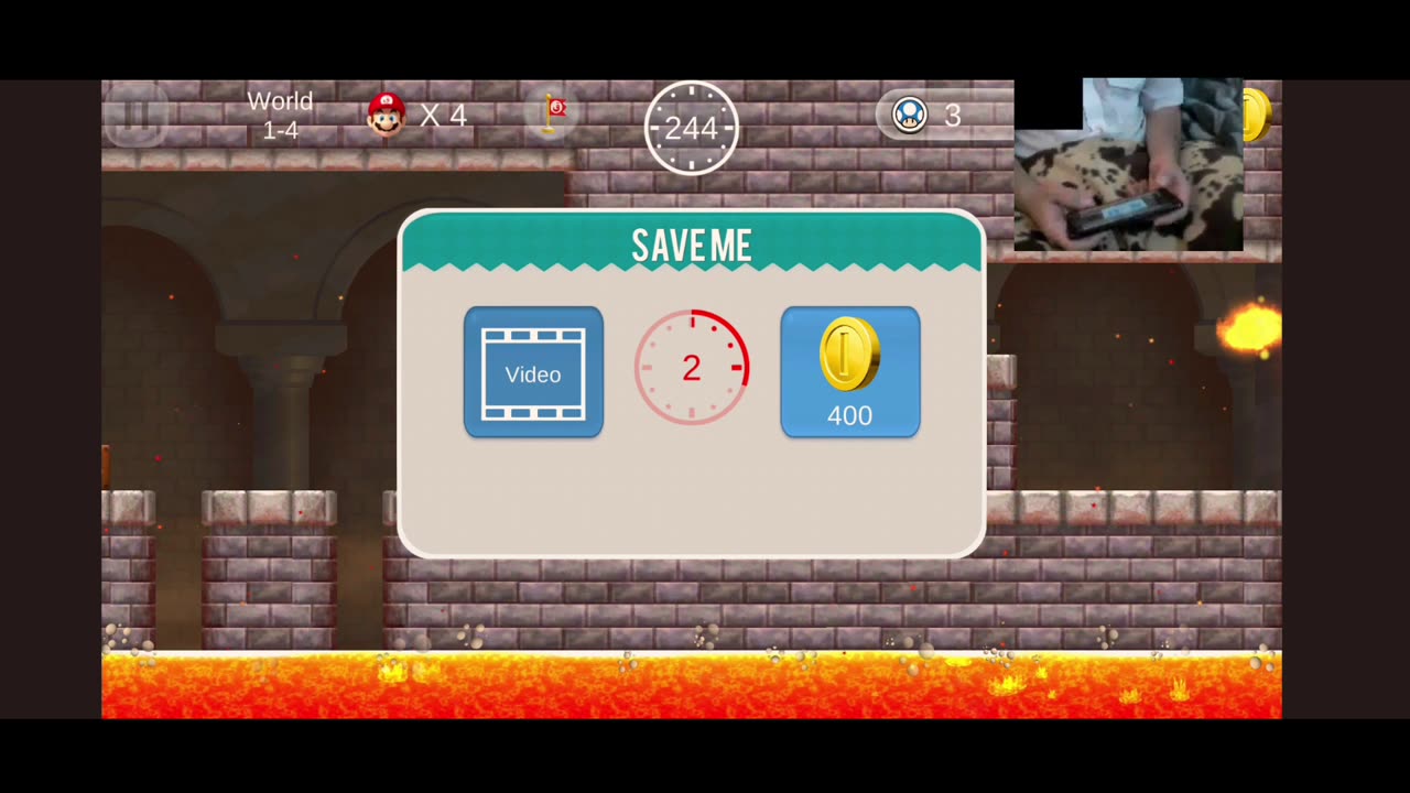 MARIO mobile gameplay part 1 area 1/4 THE BOSS