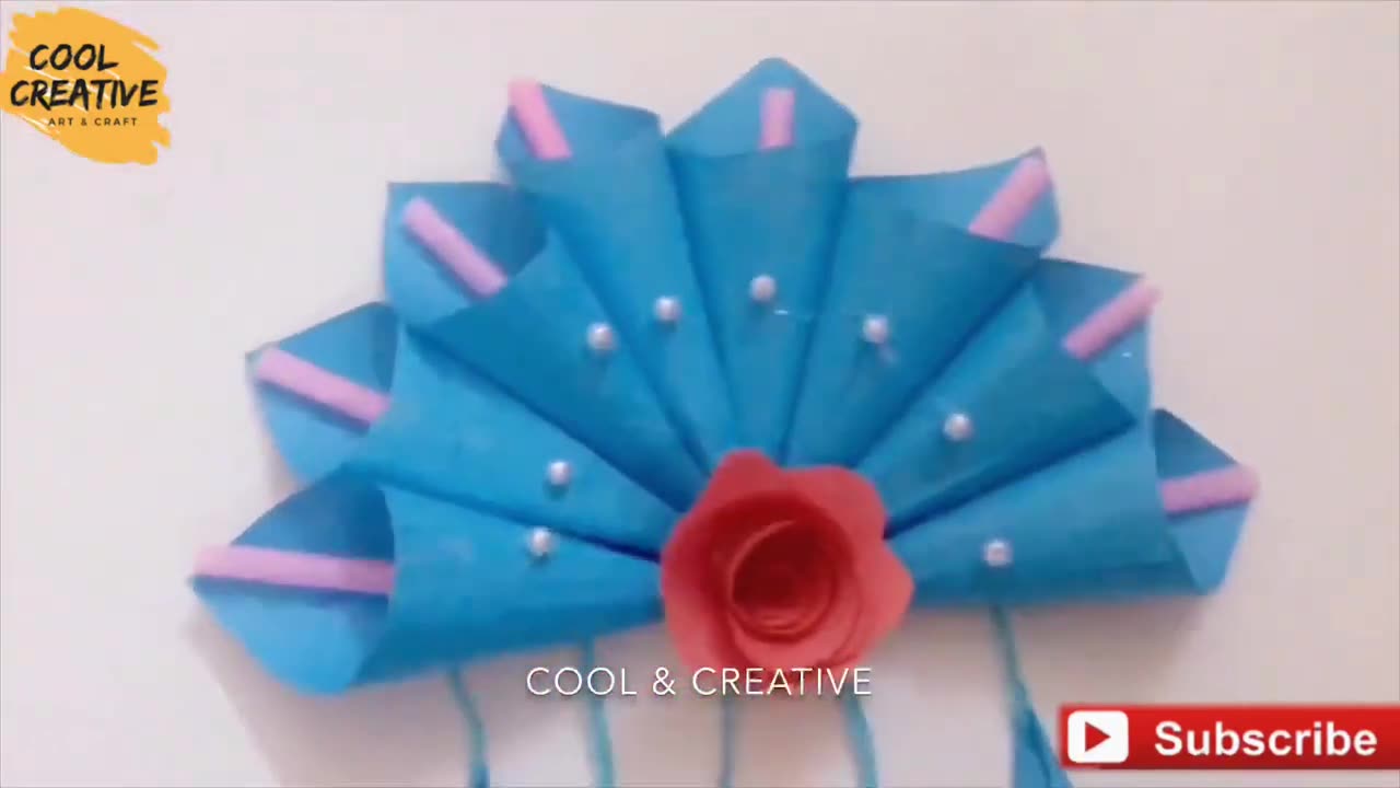 6 amazing and beautiful wall hanging out of paper craft ideas anyone can do