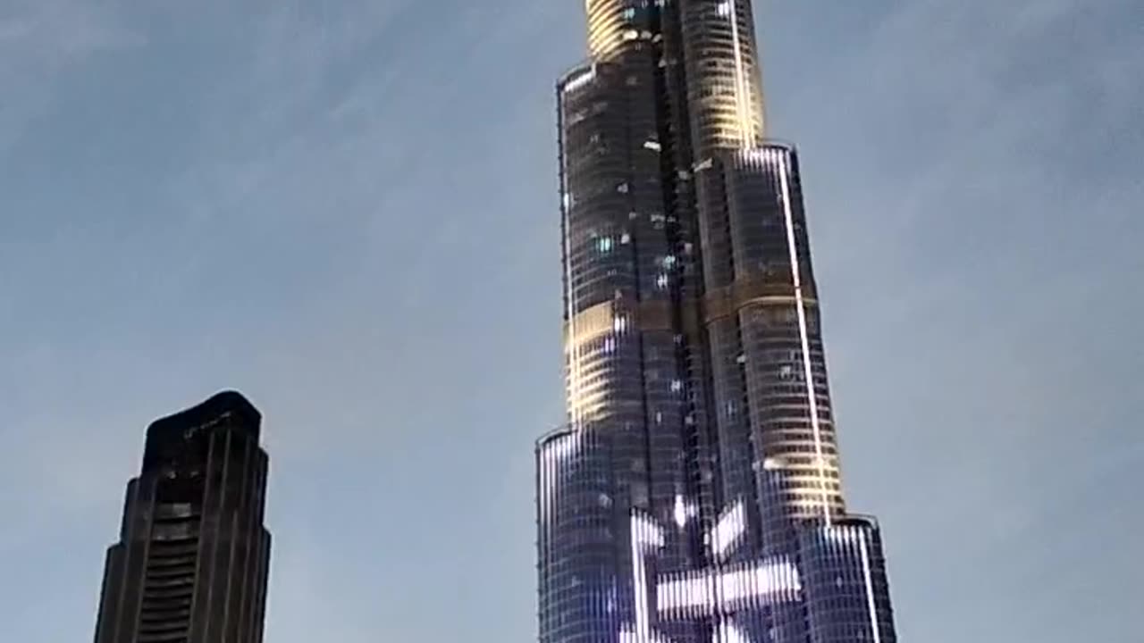 Burj khalifa water fountain