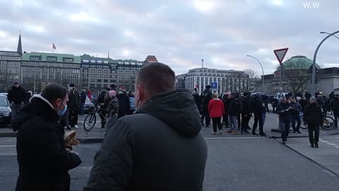 15.01.2022 Spazieren gehen in Hamburg