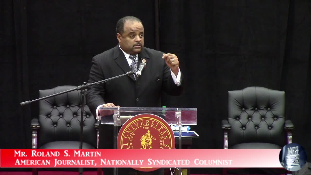 TUSKEGEE TELEVISION NETWORK | ROLAND S. MARTIN GUEST SPEAKER PART 1 | TUSKEGEE UNIVERSITY