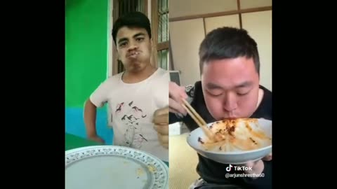 Funny Food Challange On TikTok | Who will win INDIA Vs CHINA | Be Me Stick |