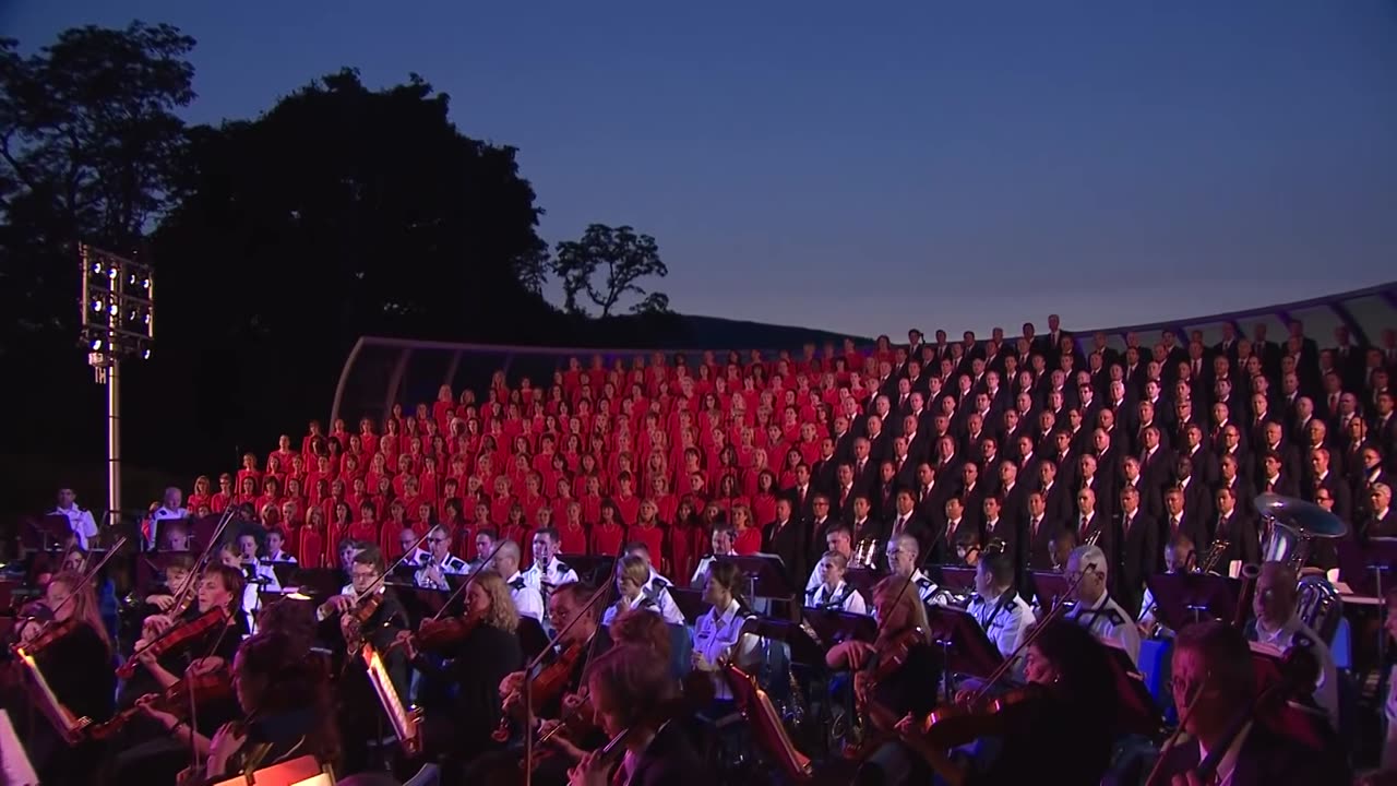 "Battle Hymn of the Republic" w/ the Mormon Tabernacle Choir LIVE from West Point | West Point Band