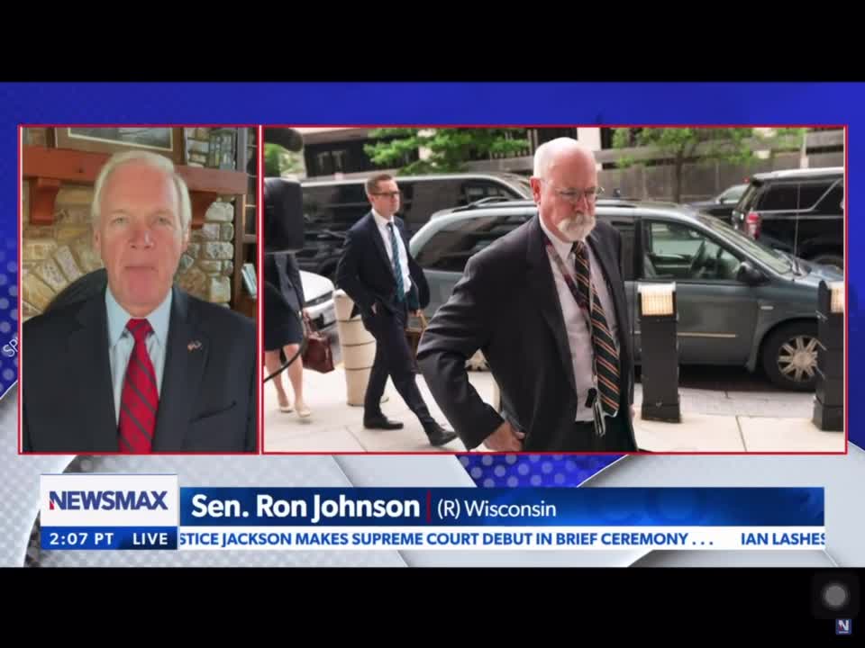 Sep 30: Sen. Ron Johnson: 'I’m not particularly satisfied with John Durham‘s results'