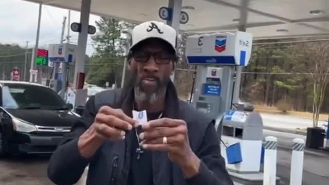 him with the tip