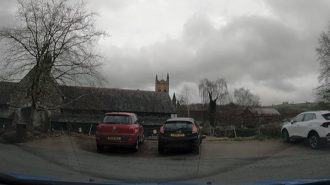 Driving in Buckfastleigh. Devon GoPro. 21st March 2023