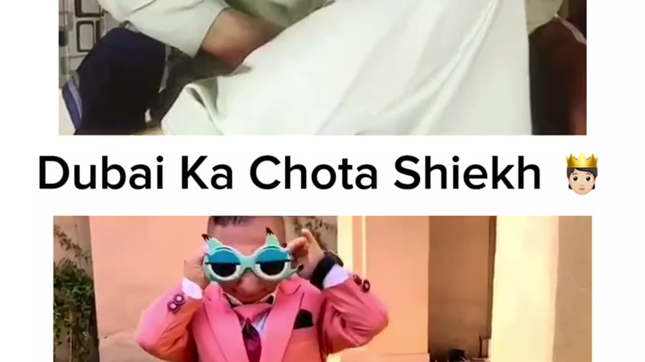 Dubai ka Chota sheikh Funny action rumble viral short video ummah tv 92