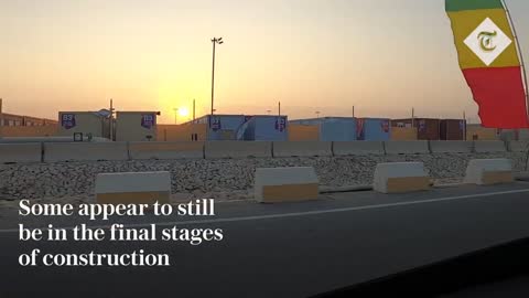 Qatar 2022: Unfinished fan village silent day before opening World Cup game