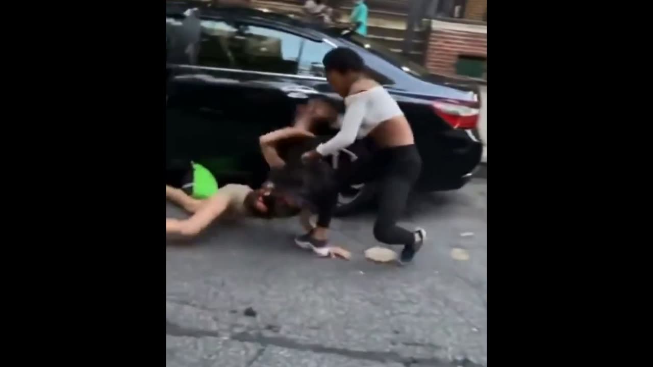 Slim Girl Tossed Around