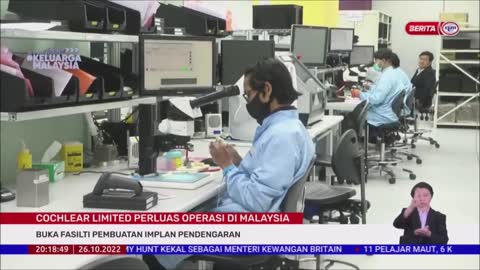 26 OKT 2022-BERITA PERDANA-COCHLEAR LIMITED PERLUAS OPERASI DI MALAYSIA