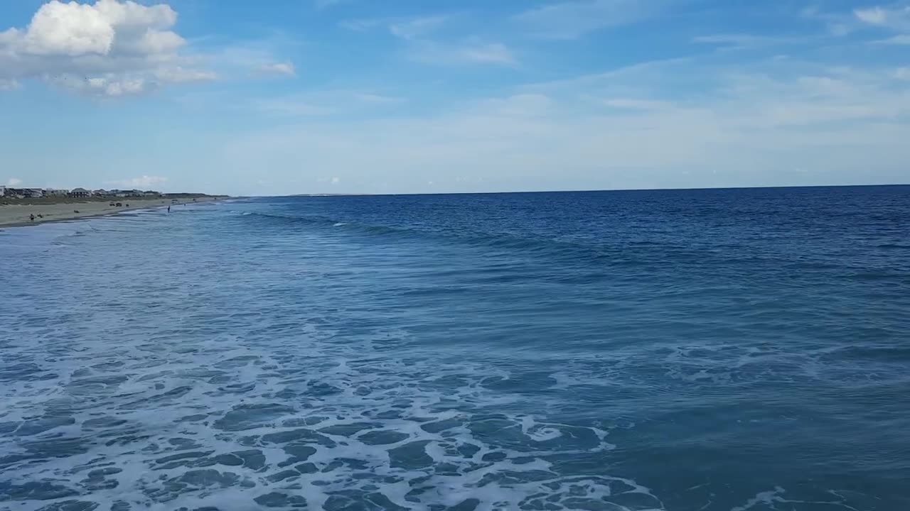 View from Oceanana Pier in Atlantic Beach, NC