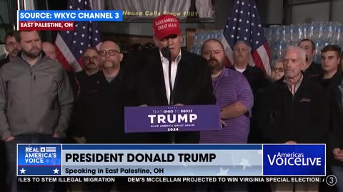 Former President Trump to the people of East Palestine: ‘You are not forgotten’