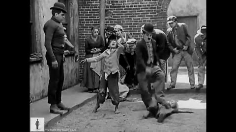 Charlie Chaplin - The Kid - Fight Scene..#Emmu