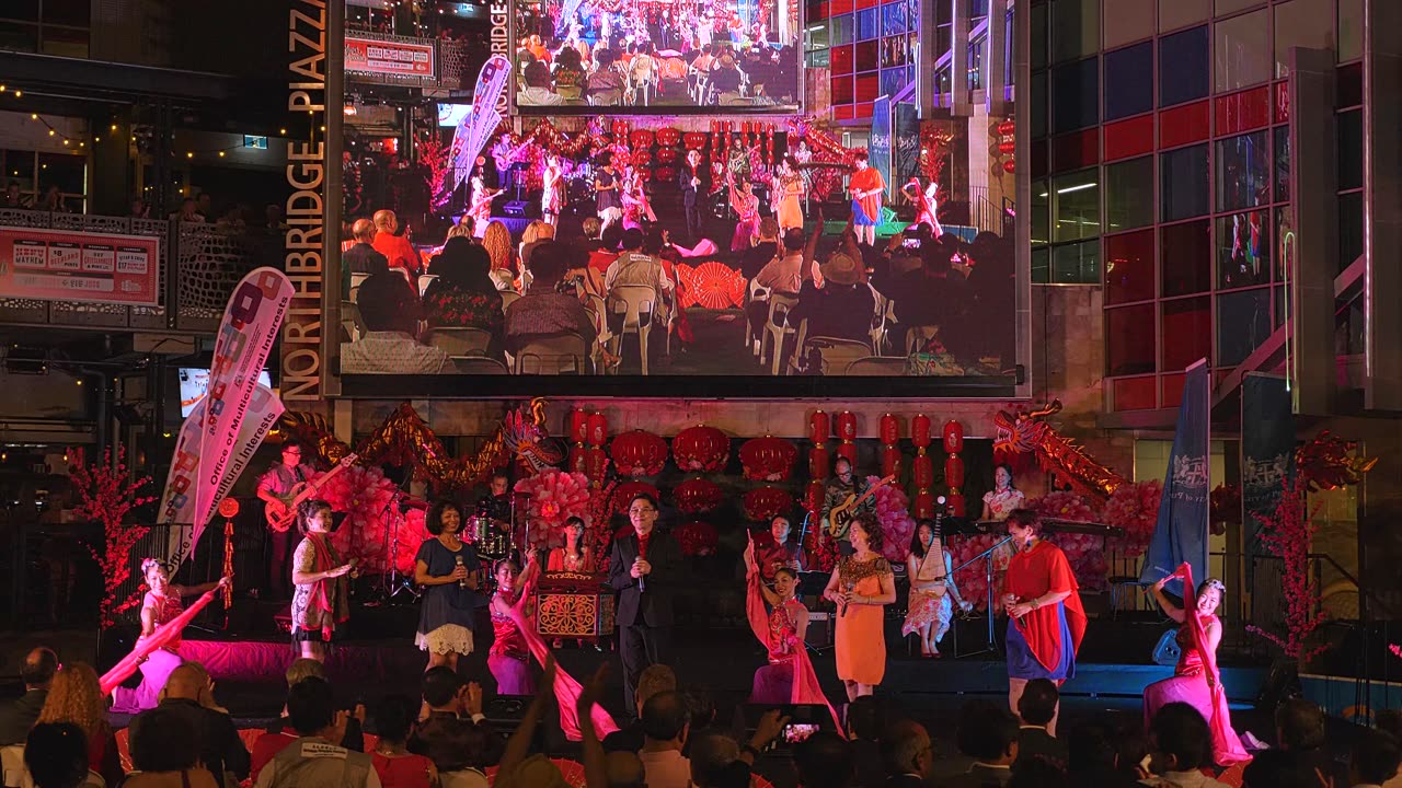 Red Maple Leaf Chorus Chung Wah dancers Perth Western Australia