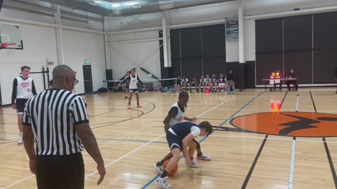 Age 11 Tre Glover 1st 13u game