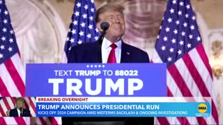 Donald Trump announces 2024 bid for White House l GMA