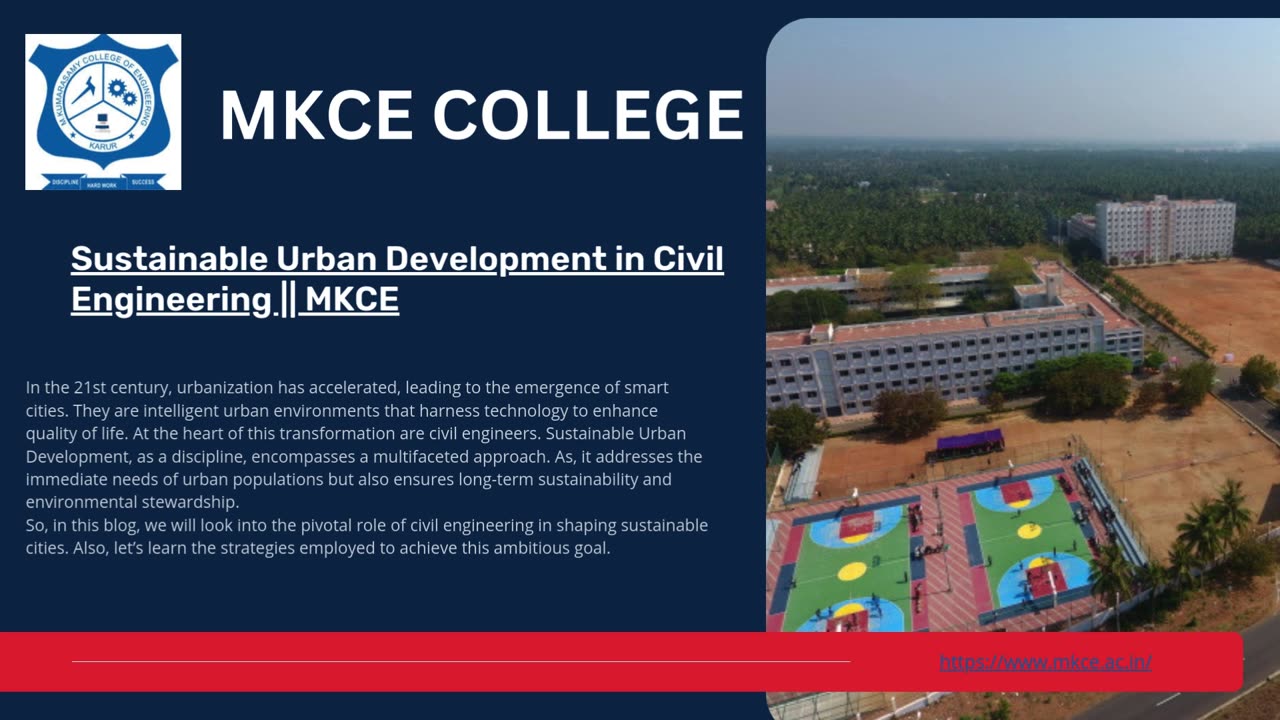 Sustainable Urban Development in Civil Engineering || MKCE