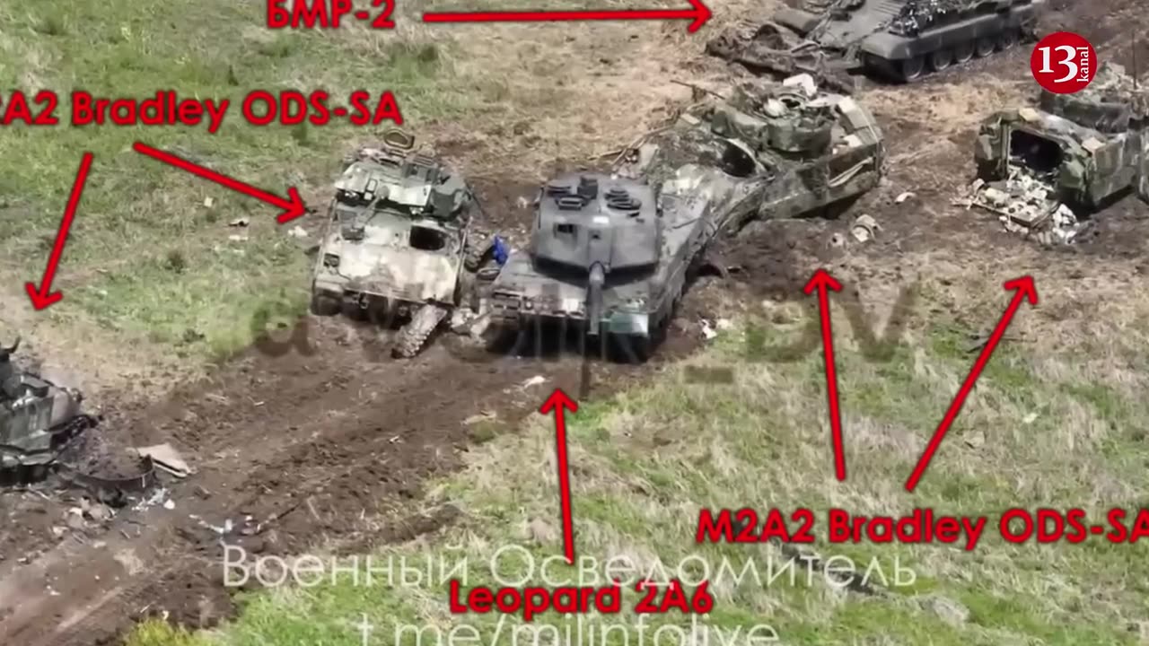 Russia gives bonus payments to soldiers who destroy US, German tanks in Ukraine(720p)