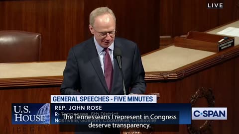 Rep. Rose on Biden Impeachment Inquiry: The Tennesseans I represent in Congress Deserve Transparency