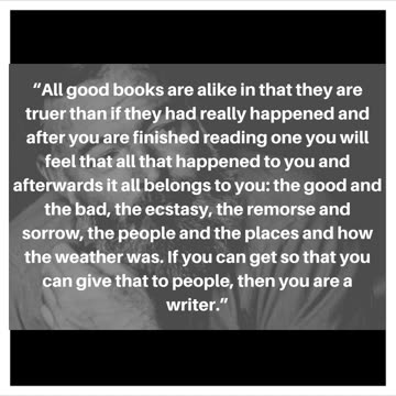 losing yourself in love || Ernest Hemingway